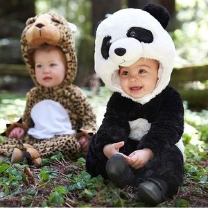 Baby Boy Girl Pottery Barn Kids Panda Bear Halloween Costume Size 6-12 Months